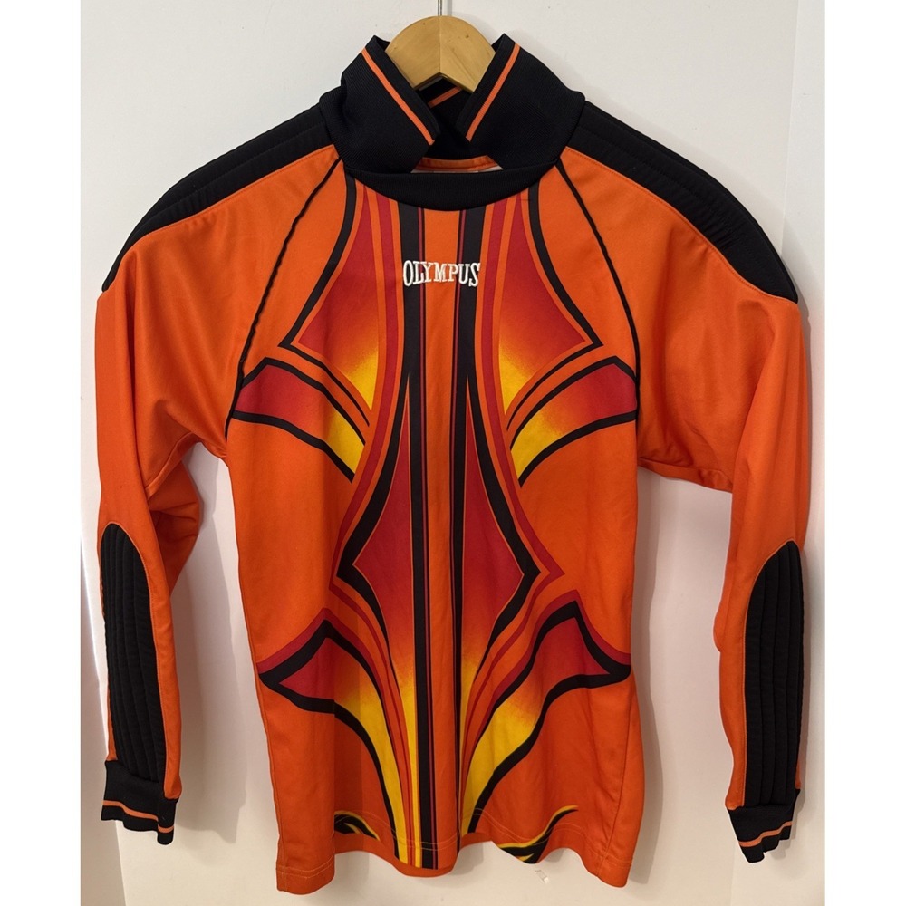Vintage Olympus XS Motocross Jersey 1980s-90s Polyester Retro Racing